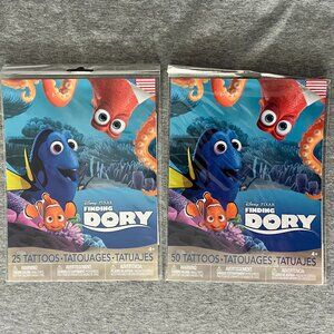Finding Dory Tattoos - 2 packages - total count 75